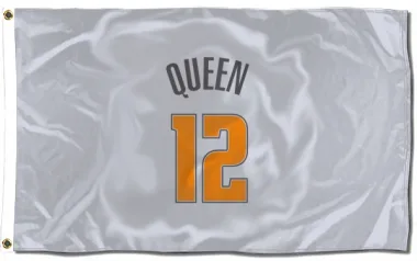 White Orlando Magic Trevelin Queen   Flag (3 X 5)